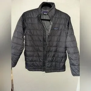 Patagonia Boys Black Quilted Jacket